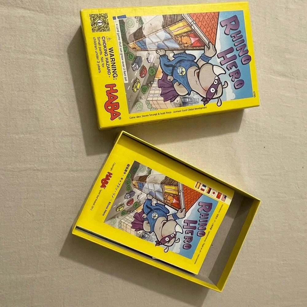 HABA Rhino Hero Card Game‎ 3D Stacking Fun Family Game Ages 5+